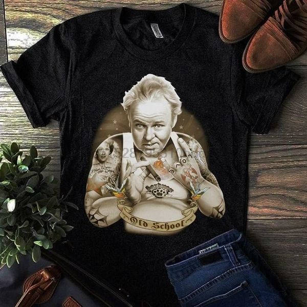

archie bunker archie bunker place old school men black t shirt cotton s 4xl