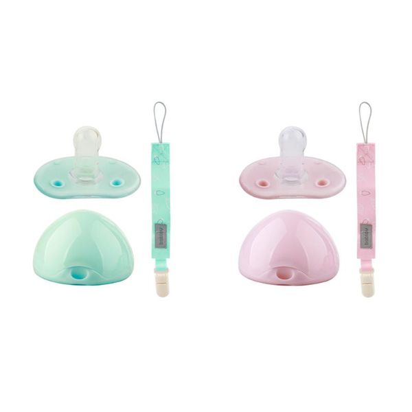 

pacifiers# silicone teeth soother pacifier cute thumb baby with anti-dust cover infant appease fake nipples safe