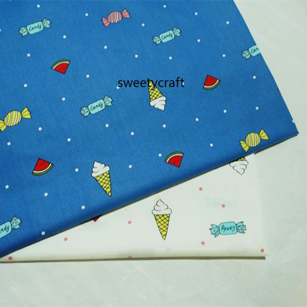 

ribbon candy dot print fabrics handmade tela algodon diy sewing patchwork baby dress bed needlework clothes tissue cotton twill, Pink;blue