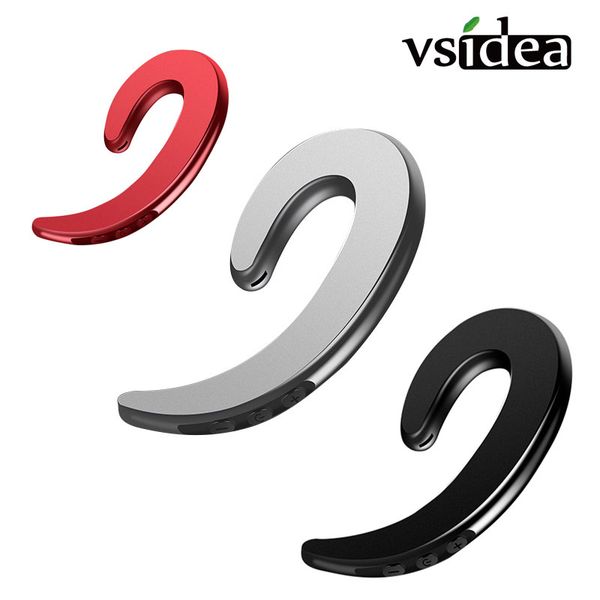 

wireless bluetooth earphone painless headset hands home and office music headphone earhook with mic for android