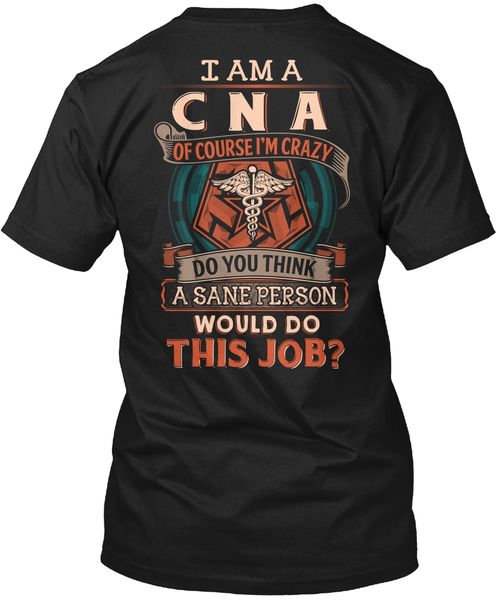 

мужчины футболка смешной cna рубашка женщины t-shirt