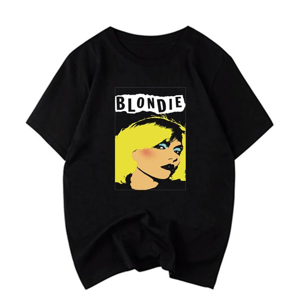 

fashion black summer blondie men t-shirt tees short sleeve t shirt men's
