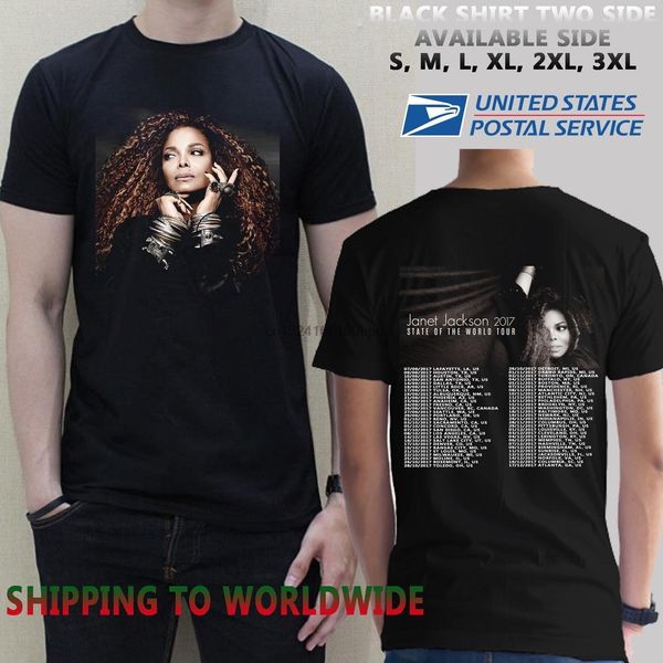 

new janet jackson tour date 2018 #wa1 mens t-shirt tees size s-5xl