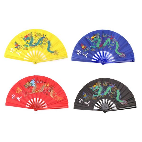 

ootdty 33cm chinese traditional martial arts folding tai chi fan performance