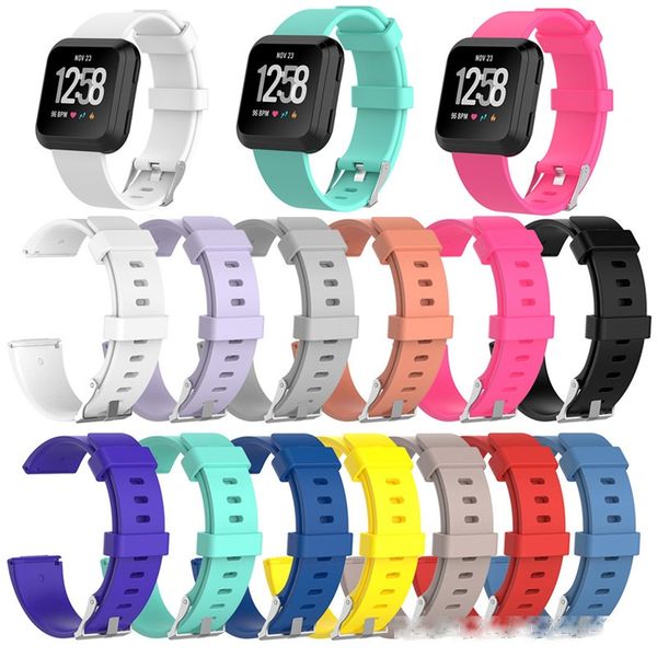 

new arrival for fitbit versa wristband wrist strap smart watch band strap soft watchband replacement smartwatch band