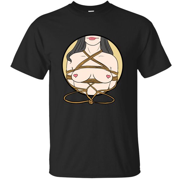 

comical japanese bondage tied up rope restrain segufix t shirt for men outfit sunlight men t-shirt anti-wrinkle famous graphic