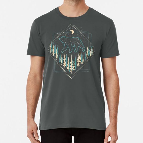 

the heaven's wild bear t shirt ndtank bear nature wild wilderness wildlife astronomy astrology stars moon
