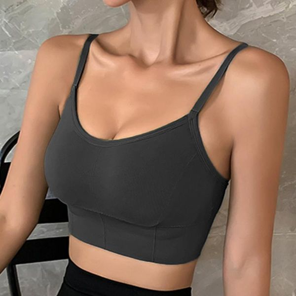 

женщины tank crop top бесшовные нижнее белье женские урожай топы сексуальное женское белье интиматы со съемным мягким камизол femme мода, Black;white