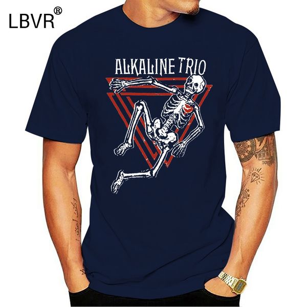

alkaline trio men's skeleton t-shirt small black birthday gift tee shirt