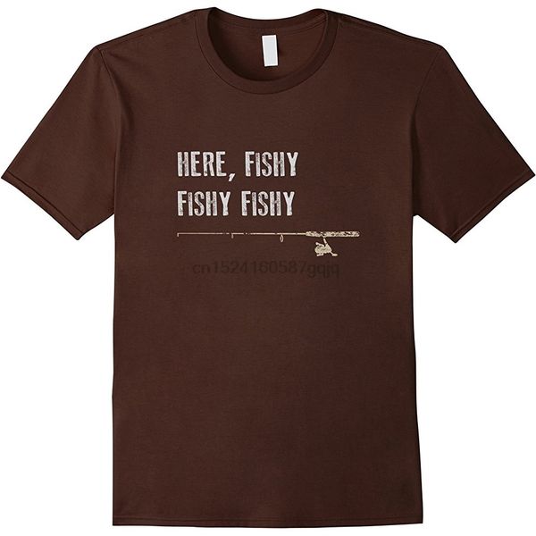

funny fishing shirt here fishy fishy father's day gift for men