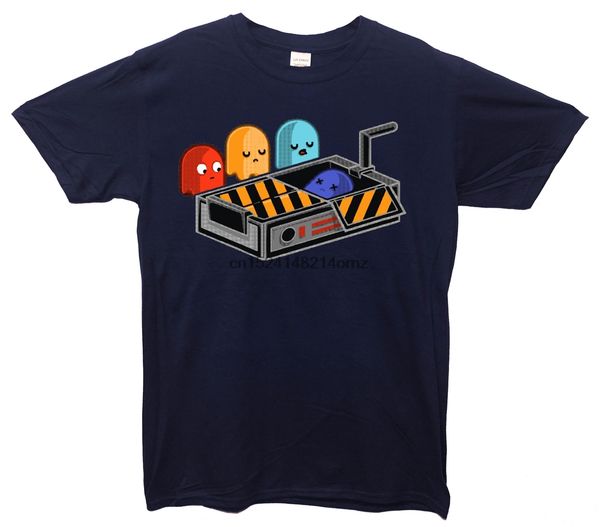 

brand pacman ghost funeral t-shirt summer men short sleeve t-shirt