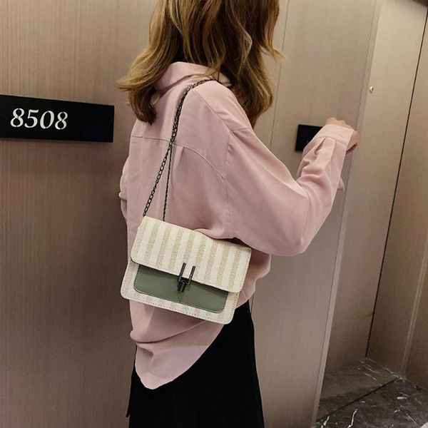 

flap pu leather crossbody bags for women 2020 fashion female casual shoulder bag lady square small chain messenger bags pouch