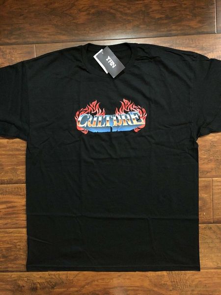 

migos yrn мерч культура черного tee shirt размер xl harajuku смешной мужчина футболки