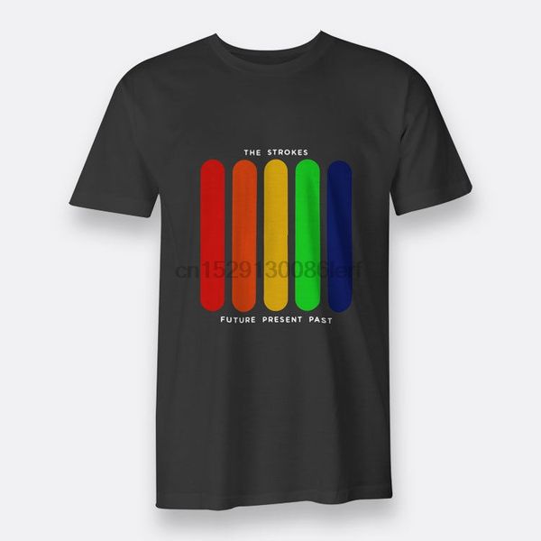 

the strokes rock future present past black tee t shirt mensz s 3xl t shirt men summer casual black style tee