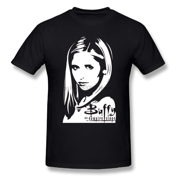 

fashion streetwear boy buffy the vampire slayer 100% cotton brand clothihng fashion mens t shirt 100% cotton