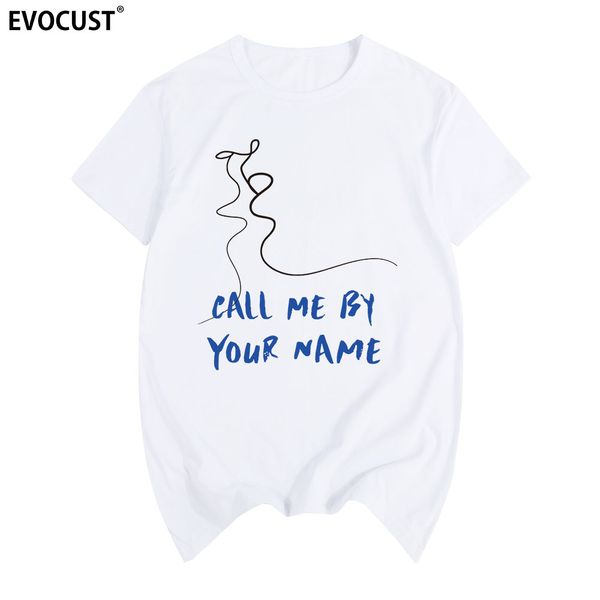 

call me by your name t-shirt cotton men t shirt new women summer tee