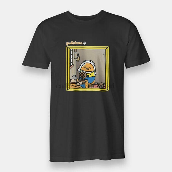 

new gudetama музей альбом тройники mens черная футболка размер s-xxxl (1