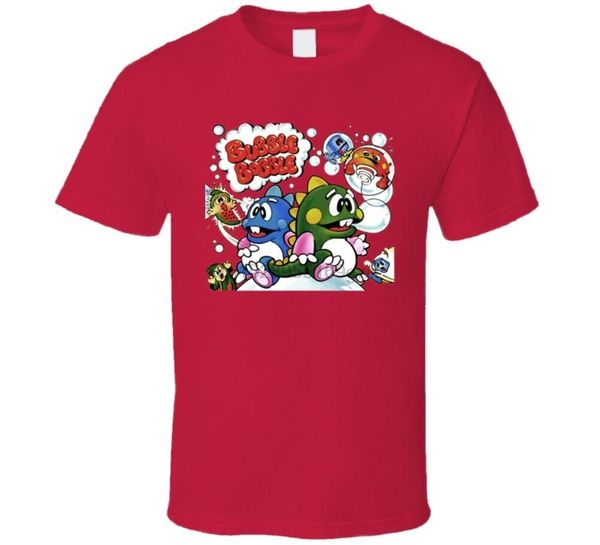 

bubble bobble nes box art t shirt(1