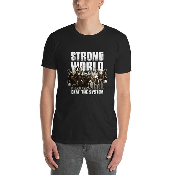 

one piece аниме strong world movie beat the system мужчины женщины мужская футболки