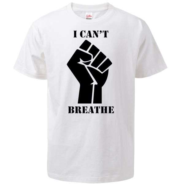 

black lives matter i can't breathe george floyd short sleeve t shirt men t-shirt male tee pure cotton tshirt fitness streetwear