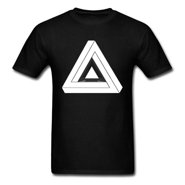 

white penrose geometry tshirt men sacred geometry math triangle patterns t shirt discount off 2018 new fashion tshirt 3d