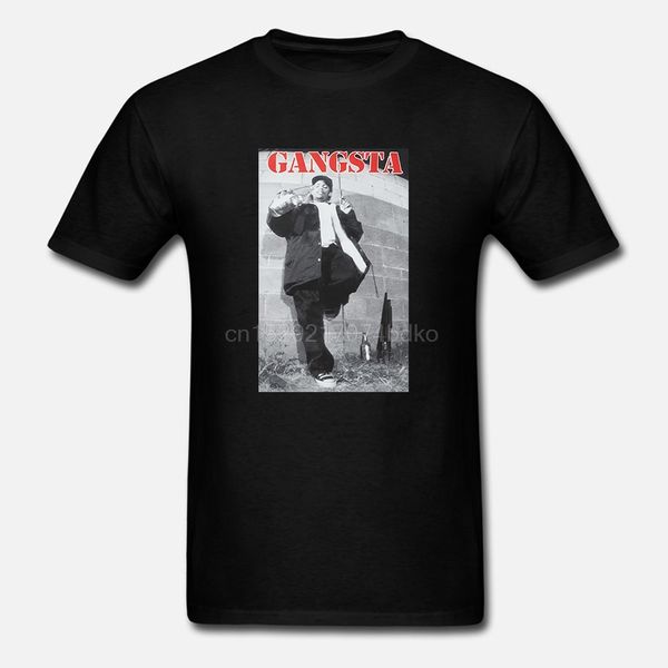 

nwt eazy-e gangsta t-shirt b&w picture black xs
