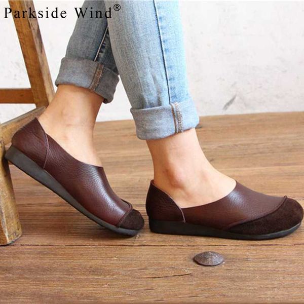 

parkside wind pu leather women shoes round toe solid slip-on boat shoes women loafers big size 35-43 spring flat shoesxwa2061-50, Black