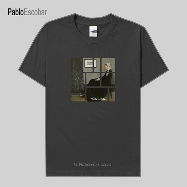 

world famous painting series t-shirt durer new art painting whistlers mother short sleeve clothes cotton summer retro streetwear