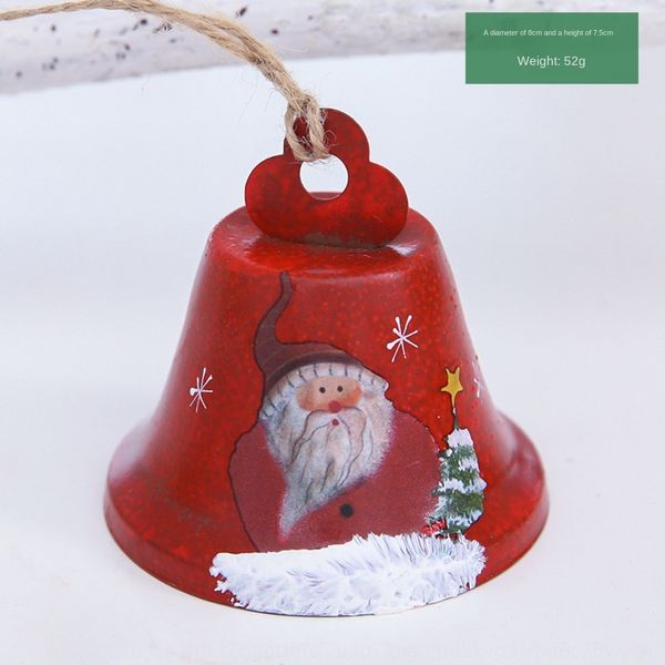 

new wrought iron big bell decorative accessories hemp rope doll snowman bell pendant accessoriesaccessories accessoriespendant for the elder