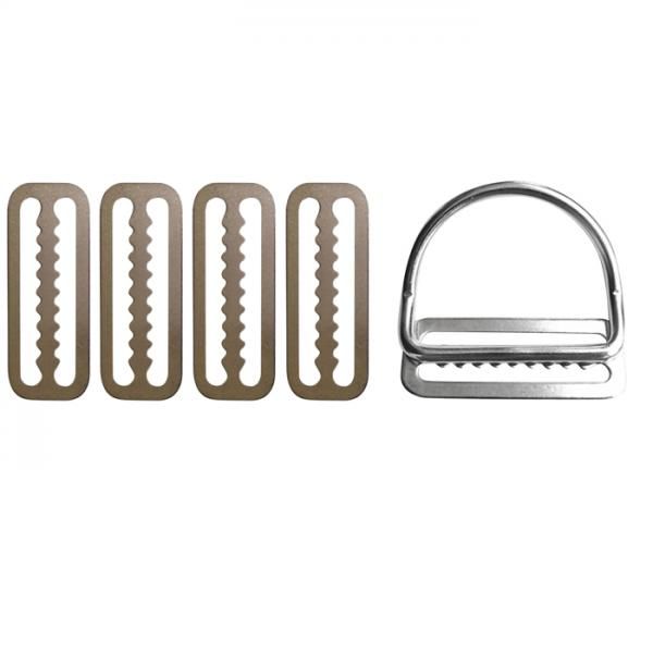 

stainless steel weight belt webbing keeper retainer for 5cm weight belt