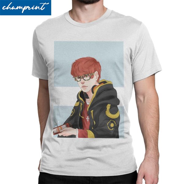 

men's you've got a message t shirt mystic messenger 707 mm bg otome game clothes novelty tee shirt birthday gift t-shirt