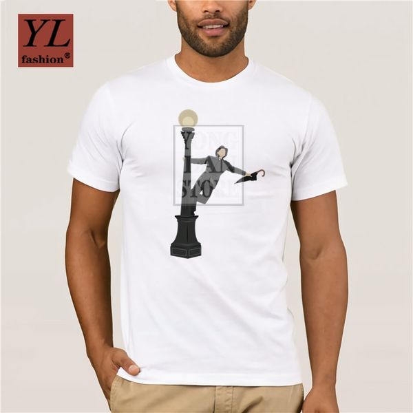 

2020 summer fashion street short sleeve t shirt singin in the rain t shirt