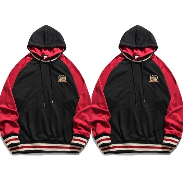 

heyhenry harajuku coat sweatersweater sweaterbf raglan sleeve sweater men's and women's korean style hooded ins trendy coat oi7bj, Black