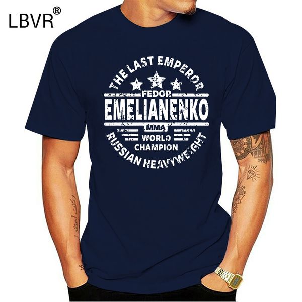 

unique men t-shirt fedor emelianenko short sleeve cotton round neck big size t shirt for male shirts