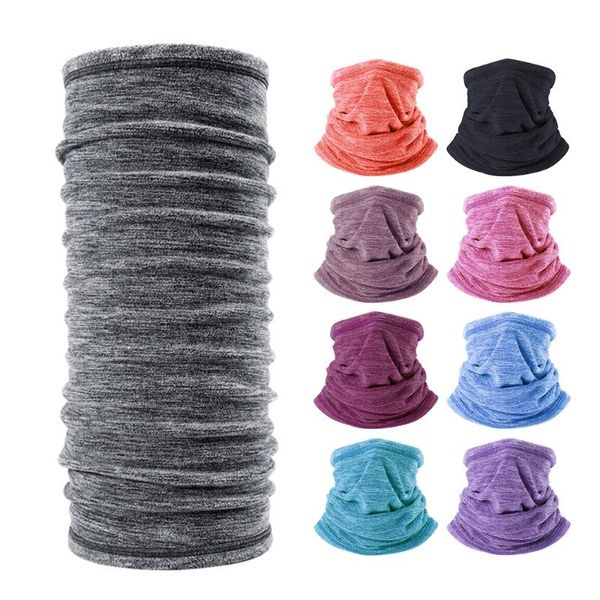 

cycling caps & masks winter sports neck warm collar thicken soft face scarf cover gaiter for climbing camping, Black