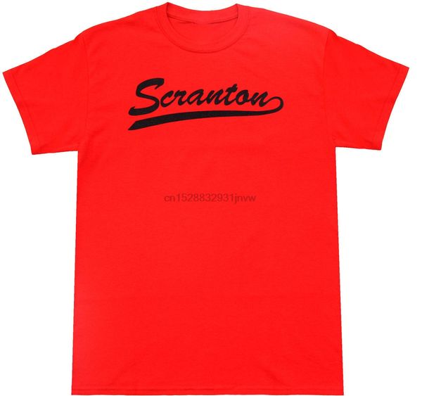 

the office dunder mifflin scranton branch picnic red t-shirt cool casual pride t shirt men new fashion tshirt loose size