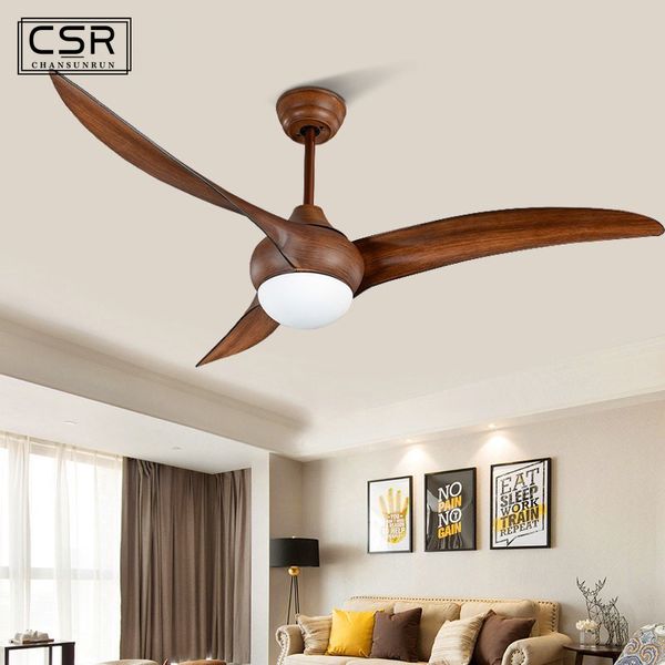 

electric fans 52 inch industrial wooden ceiling fan with light remote control for living room bedroom home decorative lamp