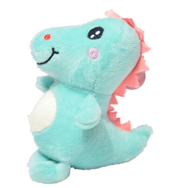 

plush pendant toy soft stuffed cartoon animal 2020 dinosaur doll keychain bag pendant toys children gifts, Silver