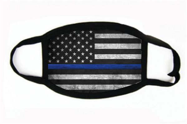 

designed american flag mask cottonmuffle mask insert mask printed#720, Black