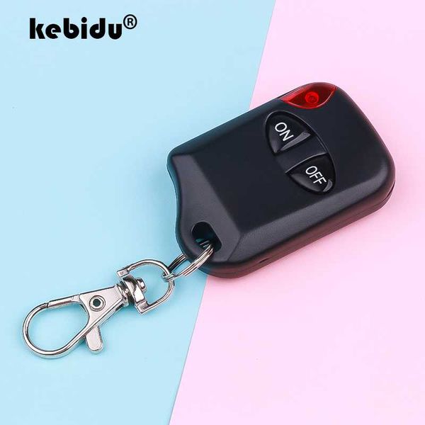 

wireless 433mhz remote control copy code remote on/off 2 channel electric cloning gate garage door auto keychain