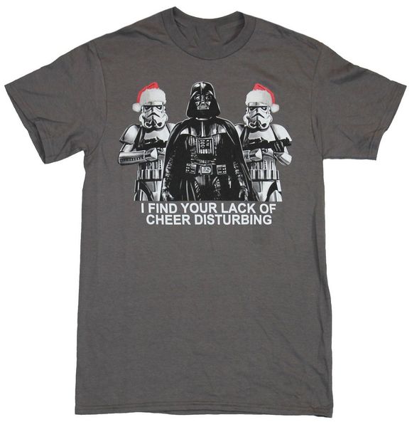 

mens t-shirt - christmas finds lack of cheer disturbing new trends tee shirt