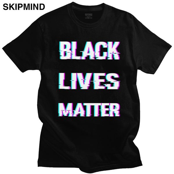 

2020 black lives matter t-shirt men short sleeves usa slogan i can't breathe tee slim fit pure cotton t shirt quote tshirt