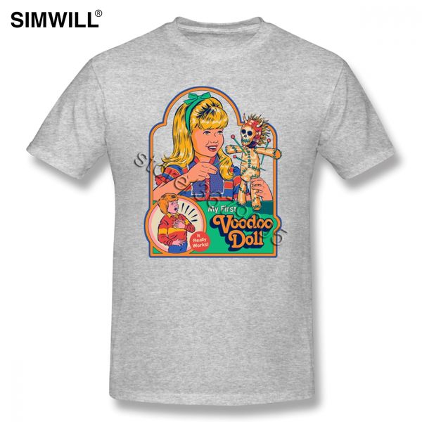 

my first voodoo doll t-shirts summer printed large size tshirt men short sleeved o-neck t shirts soft cotton tee apparel