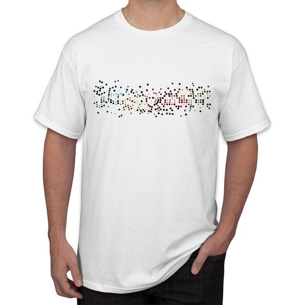 

teehub new arrival 2019 fashion stylish dot pattern print men t-shirt short sleeve o-neck hipster tee