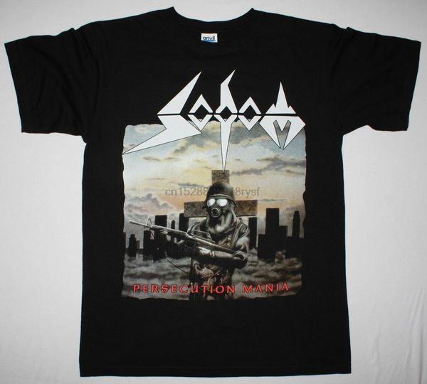 

sodom persecution mania german thrash metal kreator deathrow new black t-shirt
