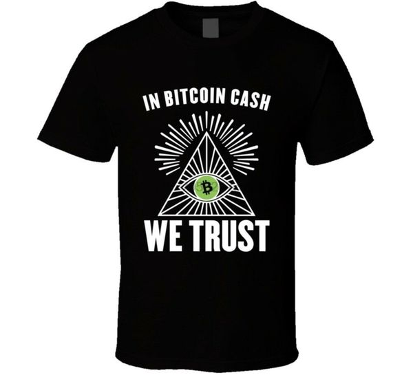 

в bitcoin cash we trust криптовалюта bch инвестор t shirt