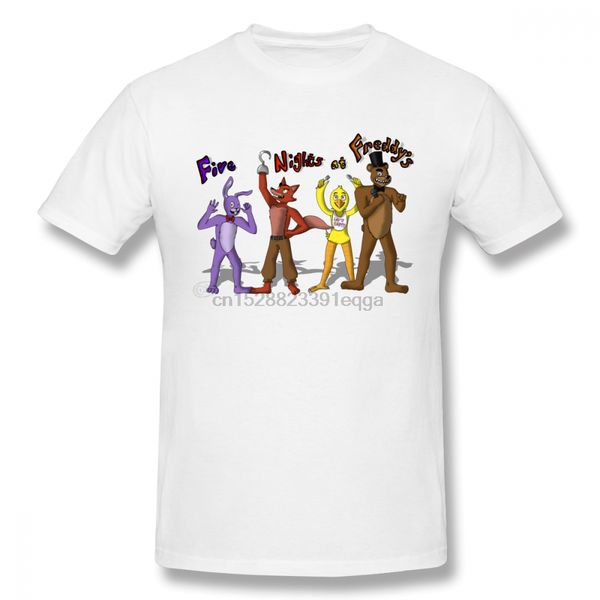 

fnaf пять ночей в freddy 8 тенниска для мужчин плюс размер 4xl 6xl team tshirt