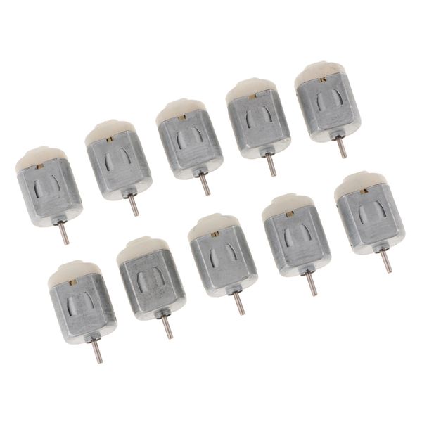 

10pcs miniature 1-6v small 130 dc motor car four-wheel drive motor model