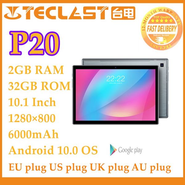 

tablet pc est tablets p20 4g phone call 10.1 inch ips 1280*800 2gb ram 32gb rom gps android 10.0 6000mah octa core speed-up