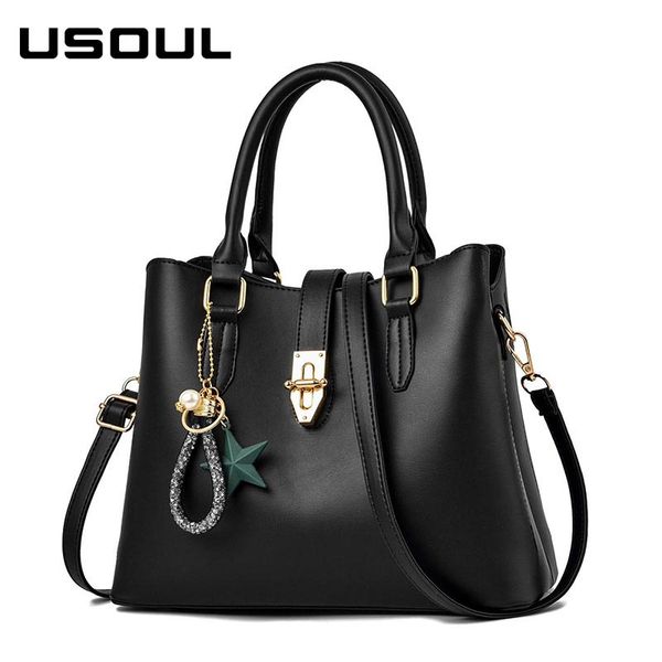 

usoul soft pu leather handbags for women luxury pearl woman bag fashion star designer shoulder messenger bags ladies tote bag